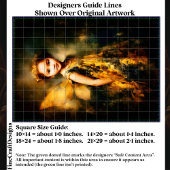 ウッドランド妖精の子、フラワークラウンEG5Rデコページ 薄葉紙