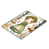 ウッドランド妖精スパイラルフォトノートブック ノートブック (左側)