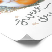 ウッドランド子供部屋スウィートドリームズベビーキツネ ポスター (角)