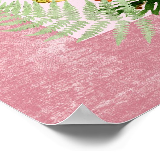 ウッドランド子供部屋ベビーハリネズミ動物ポスター ポスター (角)