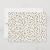 ウッドランド子供部屋男女兼用の手紙切れ 案内状 (裏面)