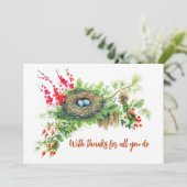 ウッドランド宝物への感謝の感謝祭 シーズンカード (スタンド正面)