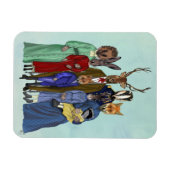 ウッドランド家 マグネット (横)