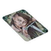 ウッドランド小妖精や小人エルヴェン・ウォリアー マグネット (右側)