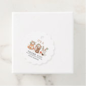 ウッドランド少年の赤ちゃんシャワー フェイバータグ (インサイチュ)