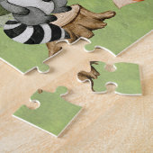 ウッドランド少年へのパーソナライズされた贈り物 ジグソーパズル (側面)