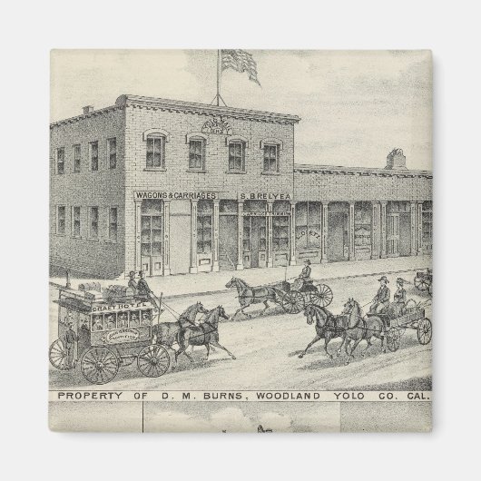 ウッドランド建物ヨロカウンティファーム マグネット (正面)