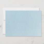 ウッドランド彼はワイルドワンフォトファースト誕生日Invだ 招待状 (裏面)