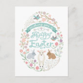 ウッドランド復活祭の卵はがき シーズンポストカード (正面)