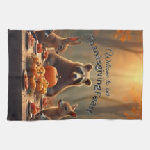 ウッドランド感謝祭パーティーの友人と家族