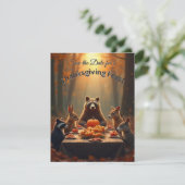 ウッドランド感謝祭パーティーの友人と家族 セーブザデート (スタンド正面)