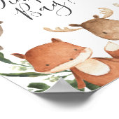 ウッドランド推測おむつバッグ ポスター (角)