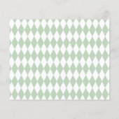 ウッドランド新生児の赤ちゃんシャワーカードの願い チラシ (裏面)