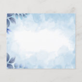 ウッドランド新生児の赤ちゃんシャワーカードの願い チラシ (裏面)