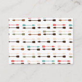 ウッドランド族の赤ちゃんシャワー書依頼カード エンクロージャーカード (裏面)