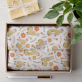 ウッドランド春バニーラビットフローラ 薄葉紙 (ギフト)