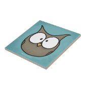 ウッドランド最高のクラズフォレストフクロウ タイル (側面)