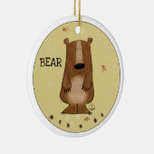 ウッドランド最高のクリー・フォレストフレンズ/個人 セラミックオーナメント (右)