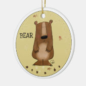 ウッドランド最高のクリー・フォレストフレンズ/個人 セラミックオーナメント (左)