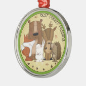 ウッドランド最高のクリー・フォレストフレンズ/個人 メタルオーナメント (左)