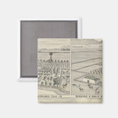 ウッドランド木材会社 マグネット (正面/裏面)