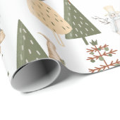 ウッドランド格言包装紙 ラッピングペーパー (ロールコーナー)