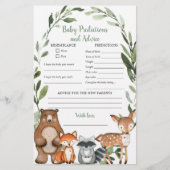 ウッドランド森林の友人ベビー予測アドバイス (正面)