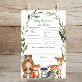 ウッドランド森林の友人ベビー予測アドバイス