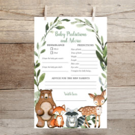 ウッドランド森林の友人ベビー予測アドバイス