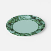 ウッドランド森林の緑 ペーパープレート (アングル)