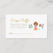 ウッドランド森林マウスおむつラッフルエンクロージャー エンクロージャーカード (正面)