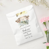 ウッドランド森林動物の赤ちゃんシャワーのお気に入り フェイバーバッグ (封をした状態)