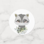 ウッドランド森林動物の赤ちゃんシャワー コンフェッティ (スモール正面)