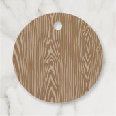 ウッドランド森林動物の赤ちゃん感謝していがシャワーラベル フェイバータグ (裏面)