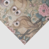 ウッドランド森林動物フローラコラージュデコップページ 薄葉紙 (詳細)