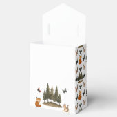 ウッドランド森林動物水彩赤ちゃんシャワー フェイバーボックス (オープン)