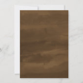 ウッドランド森林動物男女兼用赤ちゃんシャワー サンキューカード (裏面)