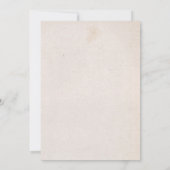 ウッドランド森林動物赤ちゃんシャワービンゴ 招待状 (裏面)