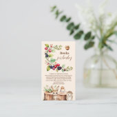 ウッドランド森林動物赤ちゃんシャワーベビー エンクロージャーカード (スタンド正面)