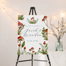 ウッドランド森林水の色キノコへようこそ