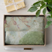 ウッドランド森林野生生物リス、フクロウ、デクページ 薄葉紙 (ギフト)