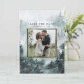 ウッドランド森林 | 水彩写真 セーブザデート (スタンド正面)