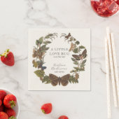 ウッドランド植物小さな愛バグ赤ちゃんシャワー スタンダードカクテルナプキン (インサイチュ)