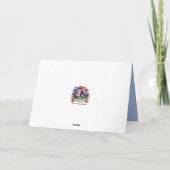 ウッドランド極熊&そり聖書の聖句クリスマス シーズンカード (裏面)