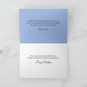 ウッドランド極熊&そり聖書の聖句クリスマス シーズンカード (内部)