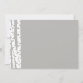 ウッドランド樺の木とボウベビー誕生（写真あり） 案内状 (裏面)