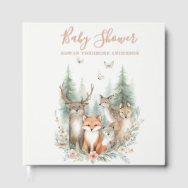 ウッドランド水彩動物 ゲストブック