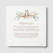 ウッドランド水彩動物 ゲストブック (裏面)