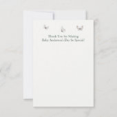 ウッドランド水彩動物 サンキューカード (裏面)