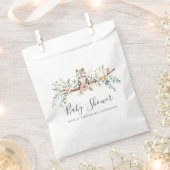 ウッドランド水彩動物 フェイバーバッグ (クリップ留めされた状態)